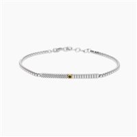 Bracciale Mabina Uomo Geometrico in Argento Zirconia 534086 - 534086